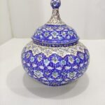 شکلات خوری درب دار میناکاری شده