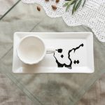 زیره و فنجان سرامیکی طرح میهن