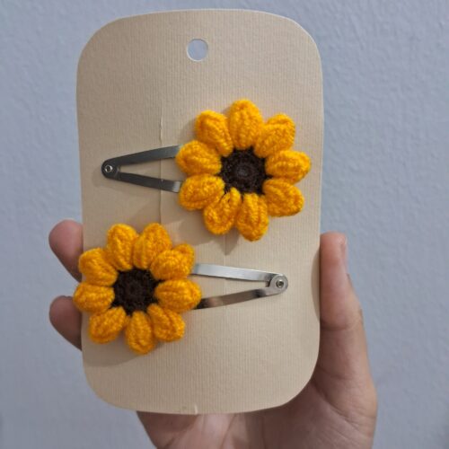 پک دو عددی گیره مو افتابگردون(۱۶)