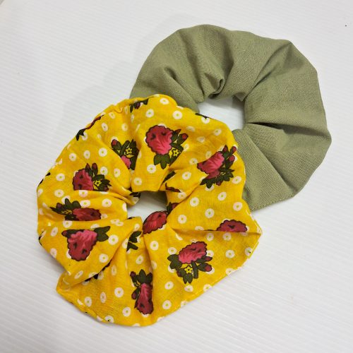 اسکرانچی مو پک دو عددی گل سرخی