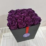 باکس گل رز بنفش
