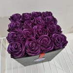 باکس گل رز بنفش - Image 3