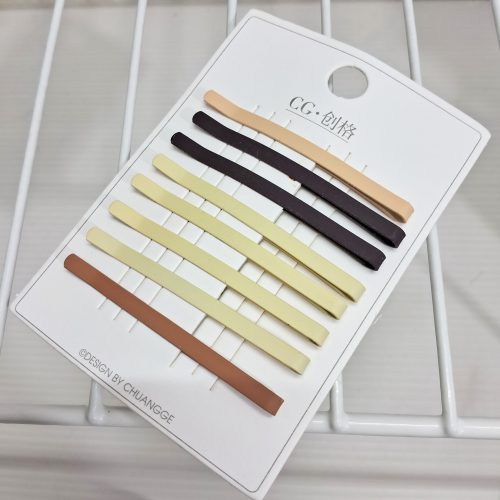 سنجاق سر فلزی مجموعه 8 تایی کد 012