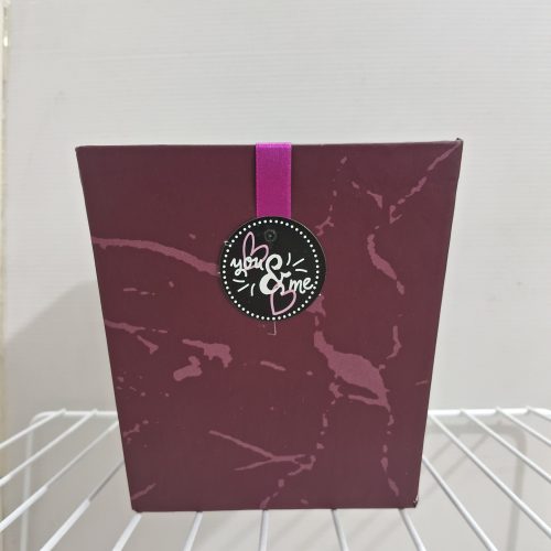 باکس هدیه بنفش بادمجانی