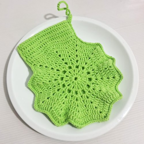 لیف حمام سنتی سبز طرح ستاره