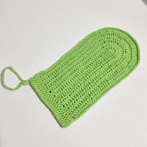 لیف حمام سنتی بافت انگشتی سبز