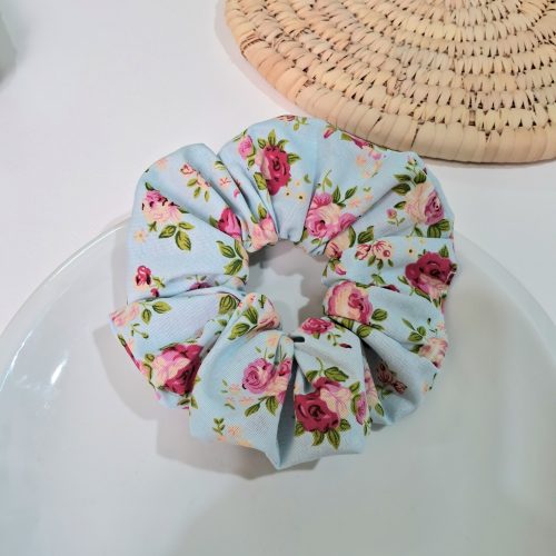 کش مو اسکرانچی ابی گلگلی