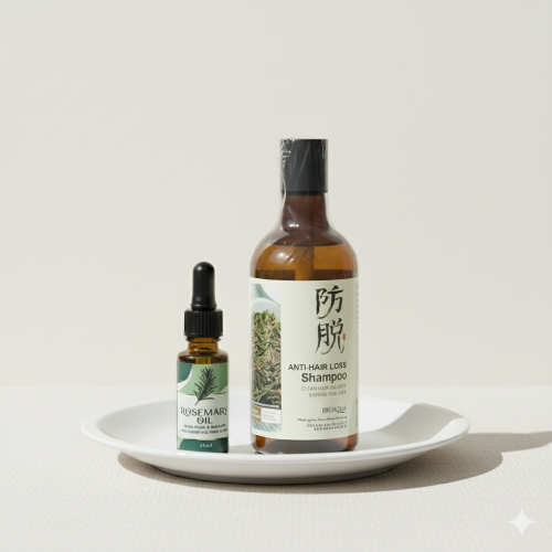 پک شامپو و روغن رزماری تقویت کننده و رفع ریزش