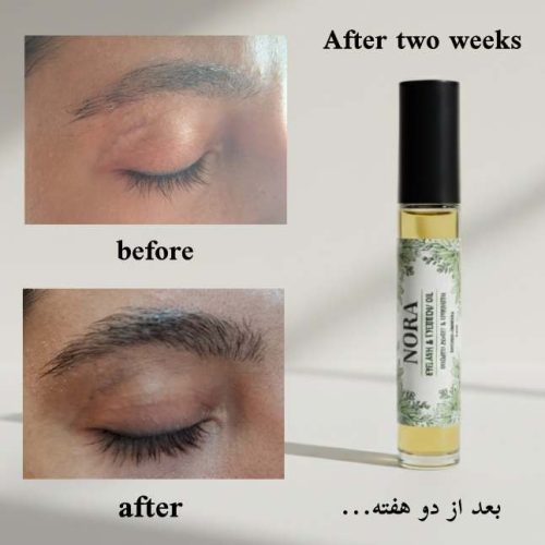 روغن تقویت کننده و ضدریزش مژه و ابرو نورا_کویین بیوتی