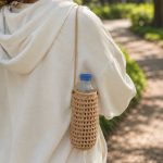 کاور بطری اب بافتنی نسکافه ای